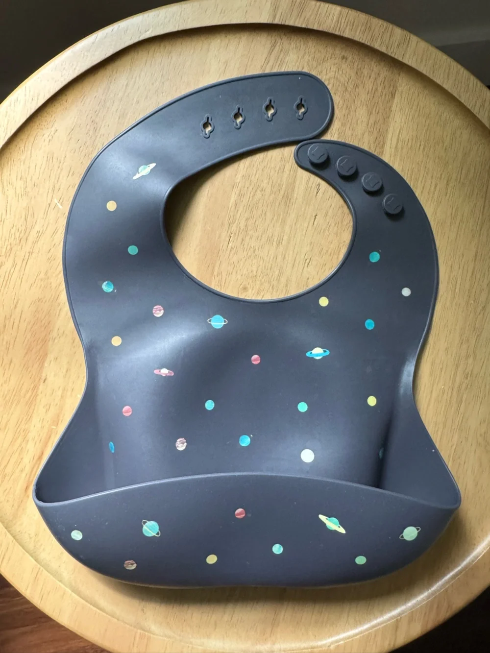 Mushie Silicone Bib (Planets)